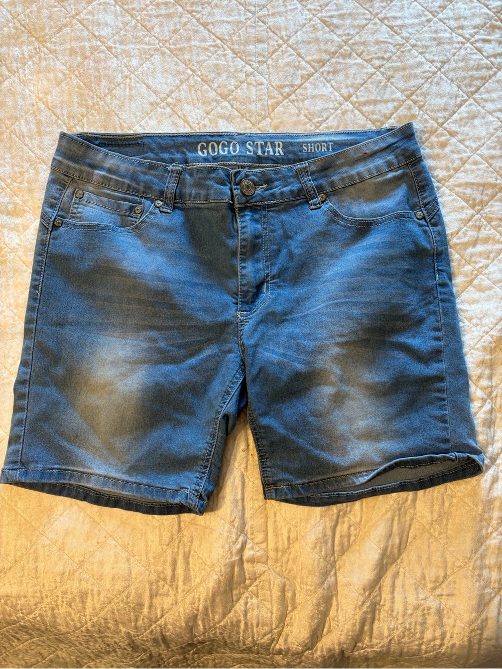 Gogo Star Women's Blue Denim Shorts